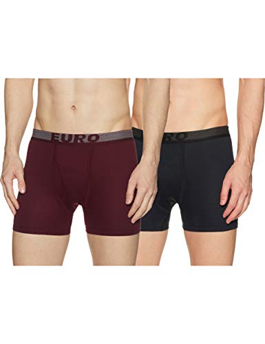 Euro Men's Cotton Trunks (Color & Print May Vary) (Pack of 2) Micra Maxx Trunk_Assorted_90_Assorted_90 CM