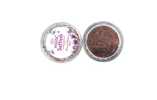 House of Saffron 5grams Kashmir Saffron Kesar- 5g (5packs of 1g)