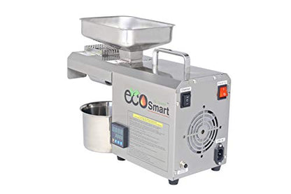 EcoSmart 04TC 600 वॅट स्टेनलेस स्टील ऑरगॅनिक ऑइल मेकर मशीन/शेंगदाणे, मस्टर्ड, तीळ, सोयाबीन, सूर्यफूल, बदाम, नारळ इ./घरगुती तेल प्रेस मशीनमधून तेल काढा