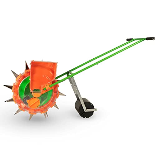 Really Agricultural Manual Seeder/Long Teeth–12T/ Hand Operated Seeding Machine, Garden Tool Adjustable Manual Plant Seeder Seed Spreader, Garden Planter for Garden Vegetable Farm Gardening Supplies
