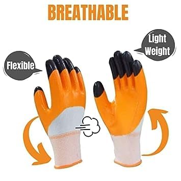 Pairs Heavy Duty Reusable Hand Gloves for Garden Agriculture