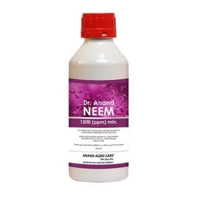डॉ. आनंद कडुनिंब (EC1500 PPM, 0.15%) - कडुनिंबाचे तेल, वनस्पतींमध्ये प्रतिकारशक्ती सुधारण्यासाठी वापरा, सर्व पिकांसाठी उपयुक्त