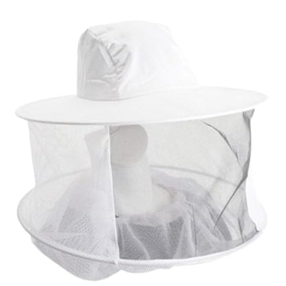ANP BEE Honey Bee Veil for Beekeepers I Protect Face from Honey Bee Stings I Breathable & Comfortable Bee Veil I Made with Durable Material I Essential Beekeeping Tool I White (1)