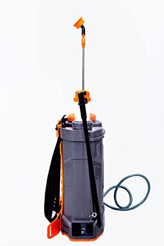 Pad Corp By Padgilwar Corporation Single Bull 2In1 Manual Battery Operated Sprayer Pump 12Volt X 12Amp With 16Ltank Capacity 1.7Amp For Farm & Garden Contains 4 Accessories 6 Months Battery Warranty