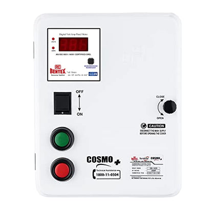RC BENTEX Suraksha COSMO+ DOL Submersible Control Panel 10 HP 20-32 A, 103S000030, Motor Starter