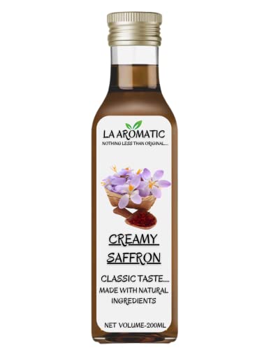 La Aromatic Exotic Blend Creamy Saffron/Mocktail Syrups-200ml /Sampler Pack
