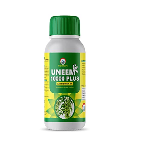 PLANTS & ROOTS Neem Oil 10000 ppmNeem Oil for Plants Azadirachtin 1% 10000ppm with Free Measuring Cup - 500ml