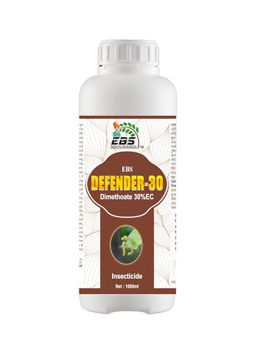 EBS Defender 30 Dimethoate 30% EC एक संपर्क आणि पद्धतशीर आहे ज्याचा वापर पिकांचे नुकसान करणाऱ्या अनेक कीटक आणि कीटकांना नष्ट करण्यासाठी केला जातो. (10 लिटर (1000 मिली x 10))