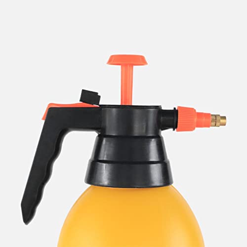TrustBasket Pressure Sprayer 2 LTR | Sprayer Bottle for Plants | Gardening Water Pump Sprayer | Plant Spray Bottle for Garden | Yellow Color