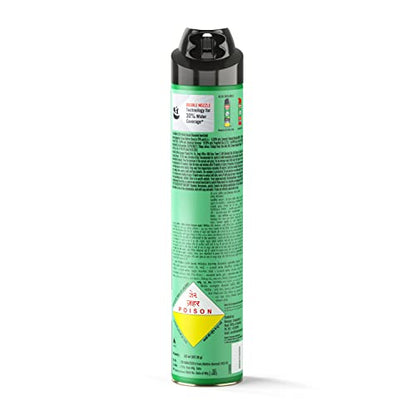 Baygon Max Mosquito and Fly Killer Spray, 625ml | झटपट मॉस्किटो किलर | डेंग्यू आणि मलेरिया पसरवणाऱ्या डासांना मारते | 30% विस्तीर्ण कव्हरेजसाठी डबल नोजल तंत्रज्ञानासह