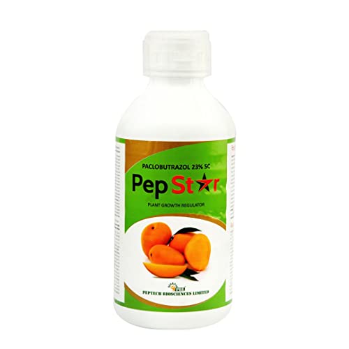PACLOBUTRAZOLE Hormone 23% (1 Litre) | Fertilizer for Mango Tree| Plant Growth Regulator Mango | Helps in Plant Growth and Development Specially for Aam