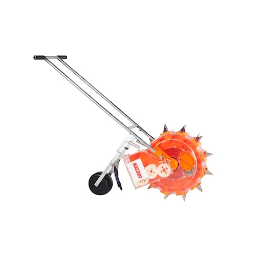 OREZEN Agricultural Manual Seeder | 12 Teeth Seeder | Hand Push Type Seed Machinery | Seed Drill | Seed Planting