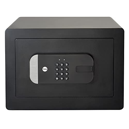 Yale YSS/250/EB1 20.5L Smart Safe Locker | Bluetooth and  Wi-Fi Enabled | Comes with Voice Assistance Access-OK Google, Alexa and Apple HomeKit | Yale Access App Compatible with iOS & Android (Black)