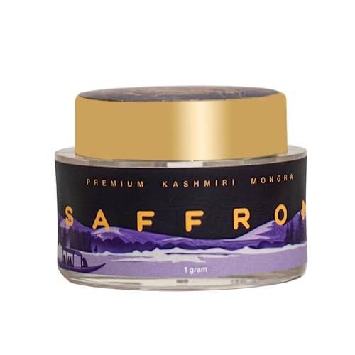 The RARE FOOD Co. 100% Pure Kashmiri Mongra Saffron (Kesar) | Mongra A+++ | Authentic & Directly Sourced from Kashmir | High Crocin, Picrocrocin, and Safranal | Stress & Anxiety Reliever, Immunity Booster | Saffron for Pregnant Women, Pooja Rituals & Food