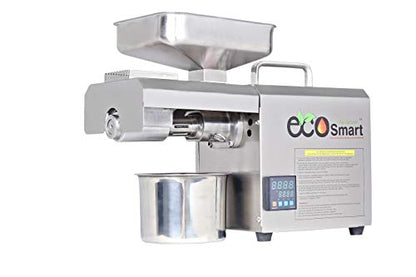EcoSmart 04TC 600 वॅट स्टेनलेस स्टील ऑरगॅनिक ऑइल मेकर मशीन/शेंगदाणे, मस्टर्ड, तीळ, सोयाबीन, सूर्यफूल, बदाम, नारळ इ./घरगुती तेल प्रेस मशीनमधून तेल काढा