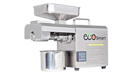 EcoSmart 04TC 600 Watt Stainless Steel Organic Oil Maker Machine/Extract Oil from Peanuts,mustered,seasame,Soybean,Sunflower,Almond,Coconut,etc./Home use Oil Press Machine