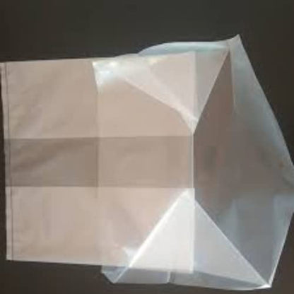 Plastic LDPE Gusseted Bag | Extra Large| 78.7 inch (43.3 inch + 17.7 inch gusset + 17.7 inch gusset) x 90.6 inch x 600 gauge | 1 Piece | Virgin Quality | Reusable Recyclable Food-Grade | Murghas Bag |
