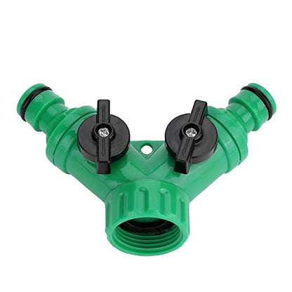 Ubersweet® Automatic Water Timer, 5pcs/Set Watering Irrigation Controller Kit with G3/4 7/11mm Quick Y-Shaped Connector for Landscape Agriculture Garden Orchard