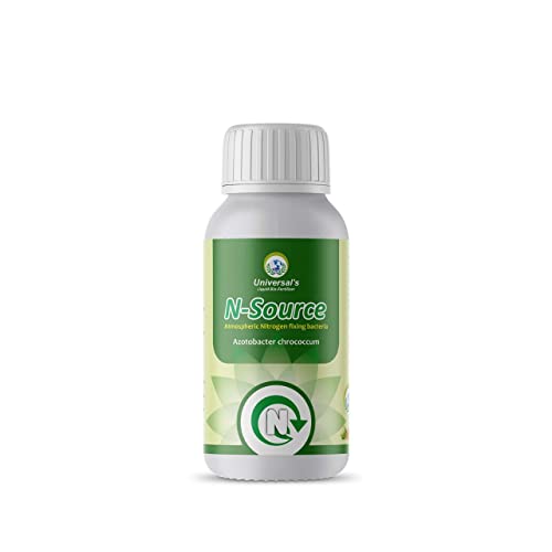 Plants & Roots N-Source Bio-Fertilizer (Atmospheric Nitrogen Fixing Bacteria - Azotobacter Chrococcum) Pack of 1 LTR Bottle