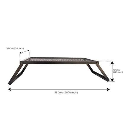 TrustBasket Heavy Duty Portable Camping Mesh Grill Top for Outdoor Cooking | Folding Barbecue BBQ Grill Rack for Outdoor Traveler, Picnics Camping Yard