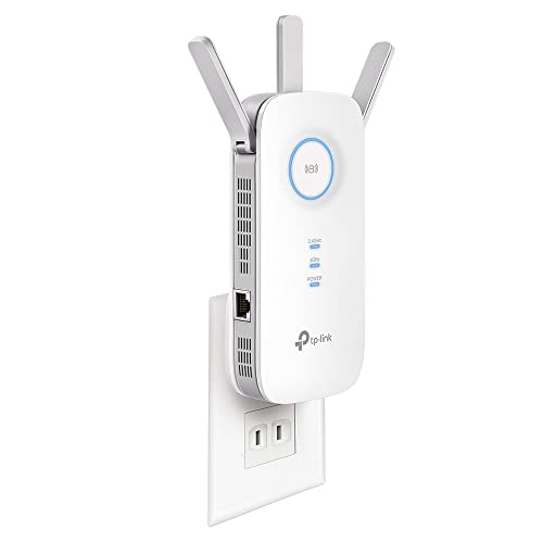 TP-Link AC1750 Universal Dual Band Range Extender, Broadband/Wi-Fi Extender, Wi-Fi Booster/Hotspot with 1 Gigabit Port and 3 External Antennas, Built-in Access Point Mode, 1750Mbps Speed (RE450)