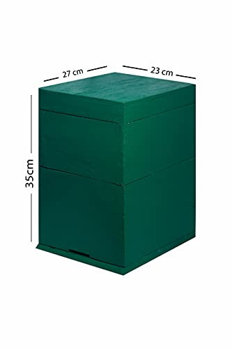 Agri Dot Wooden Bee Hive Bee Keeping Box for Apis cerana Indica bee