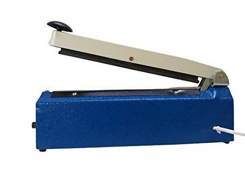 Royal 250mm 10”Inch Heat Packaging Sealing Machine,Polythene,Packing,Plastic Bag Pouch Impulse Sealer For Packaging,Seal For Table Top With Extra 2 Elements And 1 Teflon Cloth