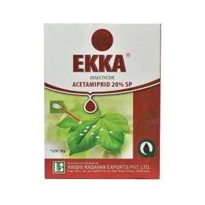 Krishi Rasayan Exports Pvt. Ltd Krishaj Ekka, Acetamiprid 20% Sp, Insecticide (100Gm)