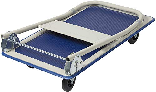 Bigapple WH1-metal 300 Heavy Weight King Metal Trolley, 300 kg Capcity (Blue)