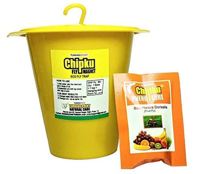 Chipku- Bactocera Dorsalis Fruit Fly Outdoor ECOMAX Pheromne Trap with Lure Pack of 50