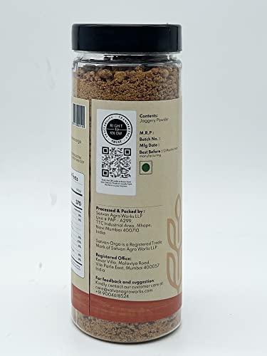SATVAN ORGO Organic Jaggery (Gud) Powder,