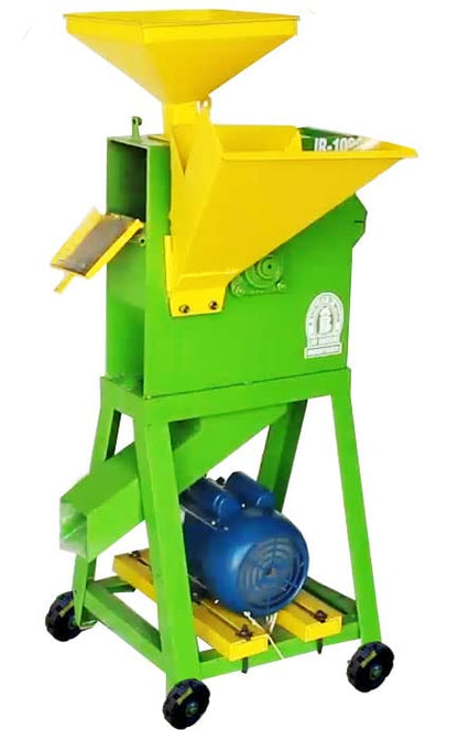 स्वदेशी क्राफ्ट्स 3 इन 1 चैफ कटर मशीन 3HP (चॉफ कट, पुल्वराइजर, आटा मिल) 3HP मोटर के साथ (15 से 25 जानवरों के लिए उपयोगी) E2