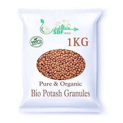 SDF INDIA Organic Potash Essential Grenual Fertilizer for Gardening (1KG)