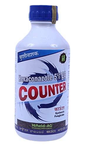 Counter - 1 LTR (Hexaconazole 5% EC) for Control of Powdery Mildew.
