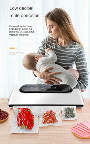 AZOD Sealing Machine, Food Sealing Machine One-Touch Food Sealer Vacuum Sealing Machine, Household Food Vacuum Packaging Machine, Automatic Food Preservation Plastic Sealing Vacuum Machine