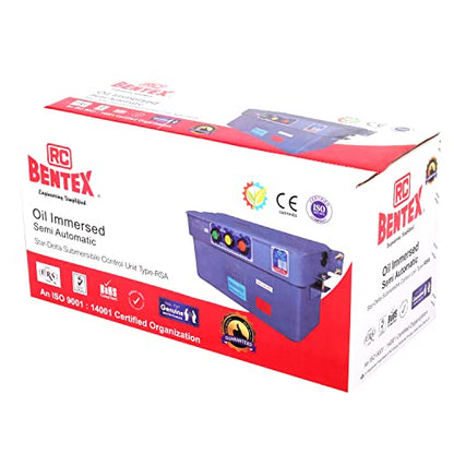 RC BENTEX Heavy Duty RSA Oil Immersed Star Delta Submersible Semi Automatic Starter 10 HP, 30H5000023, Motor Starter
