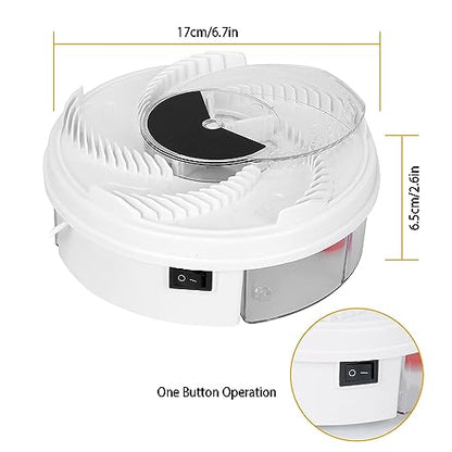 USB Powered Electric Fly Trap Automatic Fly Catcher Rotating Fly Killer Machine Pest Repellent Tool for Home Kitchen Restaurant
