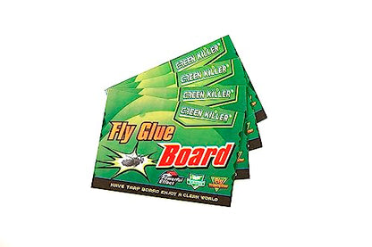 Fly Glue Trap Sticker Paper/Sticky Traps For Home Flies, Pack of20 (Green)