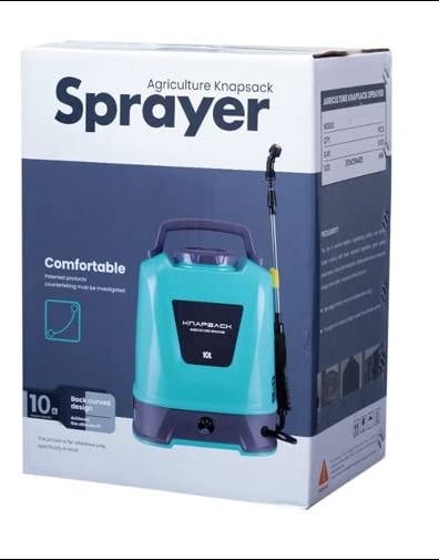 PAD Corp Suzo Lithium-Ion Battery Sprayer with Belt | 10 Liter Tank Capacity for Gardening Office Farm House | 6 Month Battery Warranty