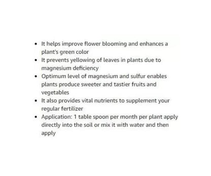 benefits of exposm salt on palnts