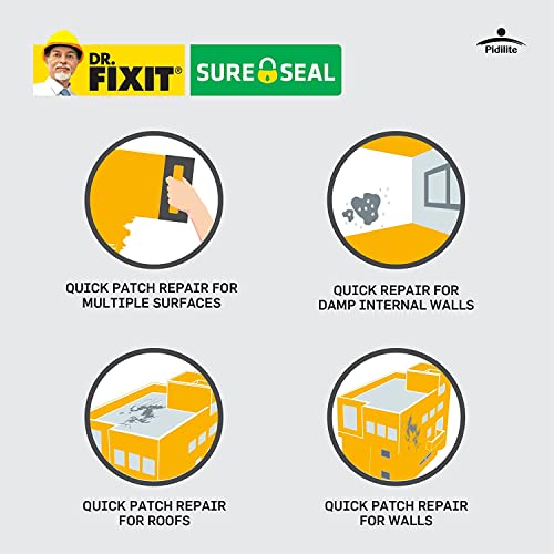 DR. FIXIT SURE SEAL, Patch Repair of Internal and External Walls and Roof, 1 KG