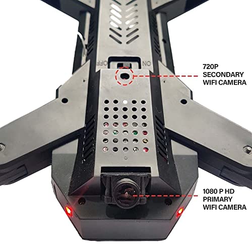 KB TRADE Garuda Drone box version Foldable Drone With Camera Garuda Drone with 1080P 4k Camera 720P Live Video,WiFi FPV Drone for Adults with HD 120°Wide Camera (garuda drone box version)