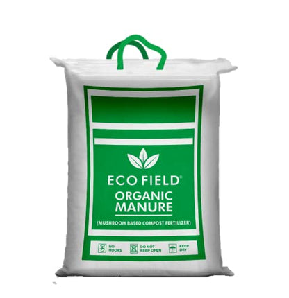 Eco Field Organic Manure | Mushroom Based Composite Fertilizer | 10 Kg | Boosts Plant Health | 100% Organic