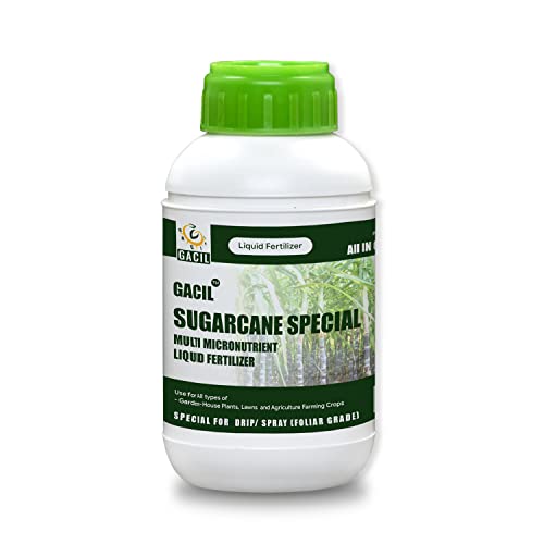 GACIL Sugarcane Special Micronutrient Mixture Liquid Fertilizer For Plants 250 ml