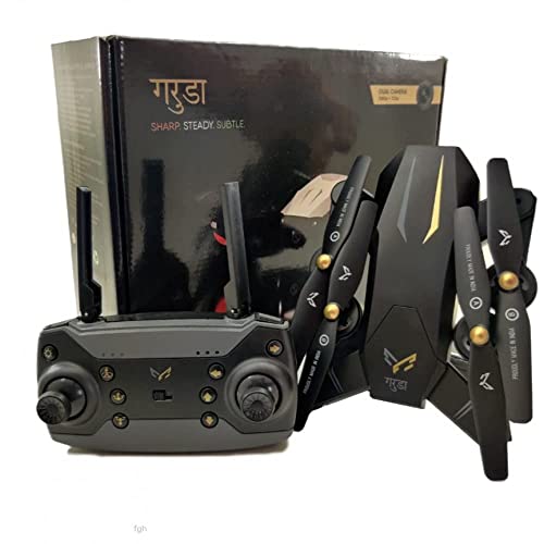 KB TRADE Garuda Drone box version Foldable Drone With Camera Garuda Drone with 1080P 4k Camera 720P Live Video,WiFi FPV Drone for Adults with HD 120°Wide Camera (garuda drone box version)