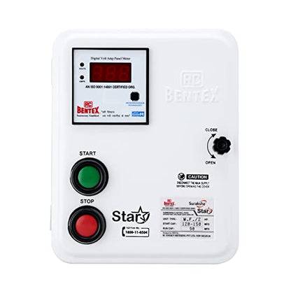 RC BENTEX Suraksha Star Submersible Control Panel 2 HP 13-21 A, 103S000013, Motor Starter