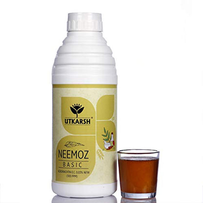 Utkarsh Neemoz-Basic (Azadirachtin E.C. 0.03% w/w,300 ppm) Natural Plant Protector (1 Litre)