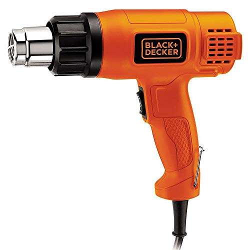 Black + Decker KX1800 1800 W Dual Temperature 2 Speed Heat Gun | Corded Electric | (Orange and Black)