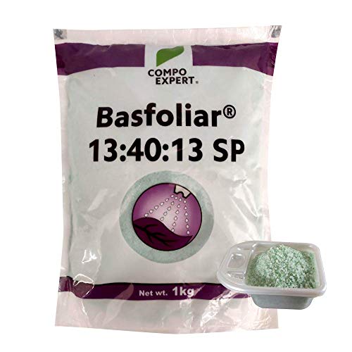 Basfoliar ® from Germany 13:40:13 100% Imported Soluble NPK Fertilizer with High Phosphorus for Fruit and Flower Development- 1 Kg
