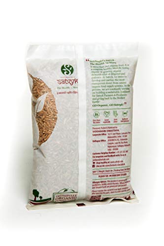S Siddhagiri's SATVYK THE HEALTH re STORE Organic Khapli Wheat (Set of 3 - 3kg) - Unpolished Khapli Genhu| Fiber Rich Whole Wheat Grain| Emmer Wheat Whole
